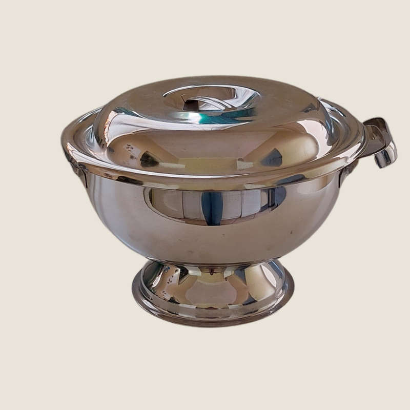 Stainless Steel Mirror Finish Soup Tureen with Ladle