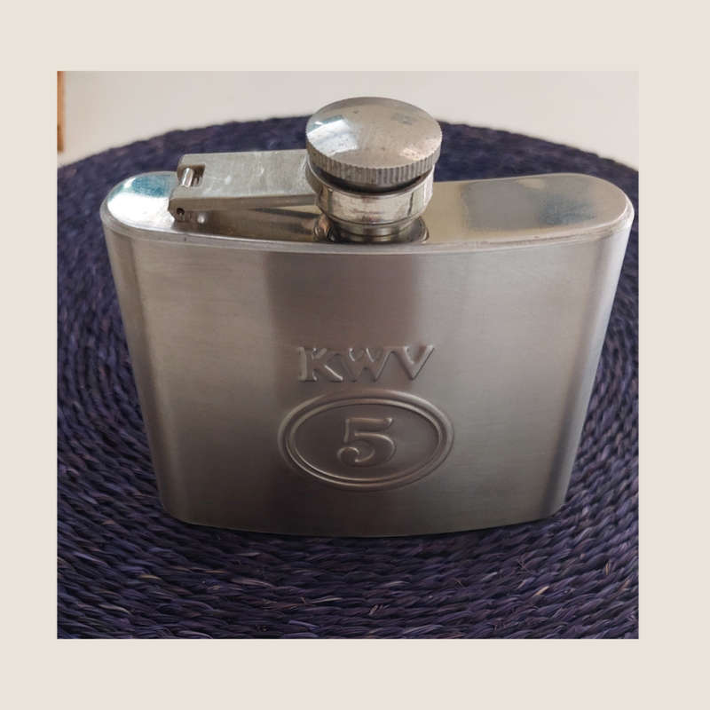 KWV 5 Year Old Hip Flask