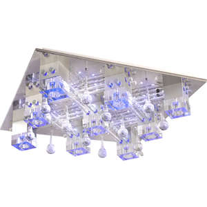 LED LOW VOLT REMOTE CONTROL BLUE/CLEAR MODERN CEILING LIGHT