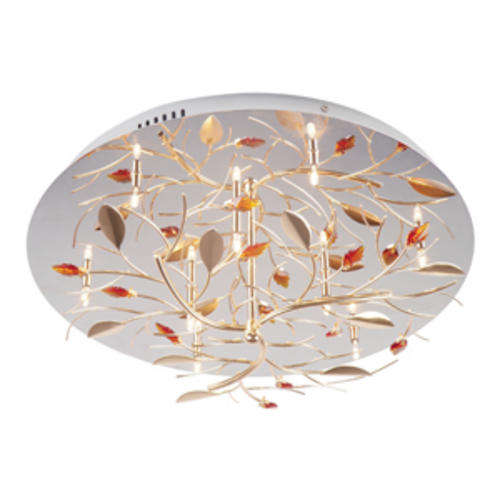BEAUTIFUL SILVER/AMBER LOW// VOLTAGE CEILING LIGHT