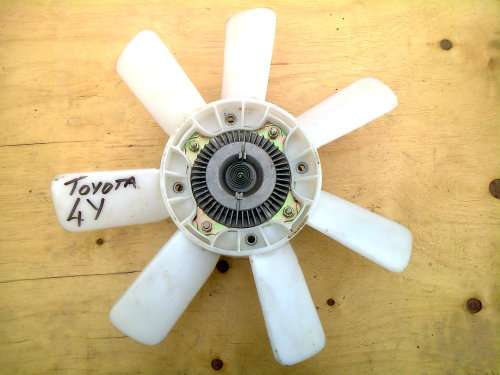Toyota 4Y Viscuos radiator fan