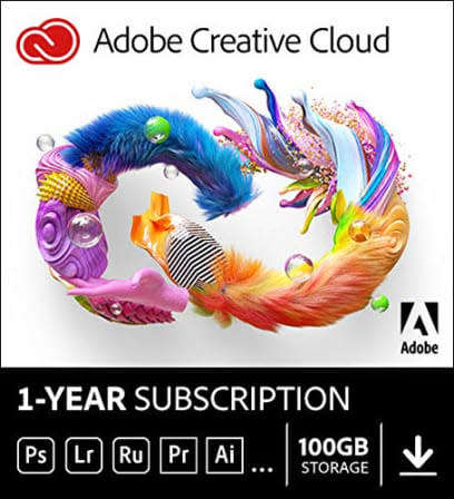 Adobe Creative Cloud 2020 | All Adobe Apps | 1 Year Subscription
