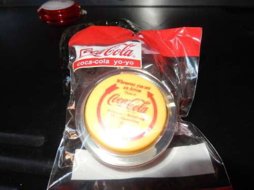 Coke Cola  YO- YO  ""Yellow Face ""