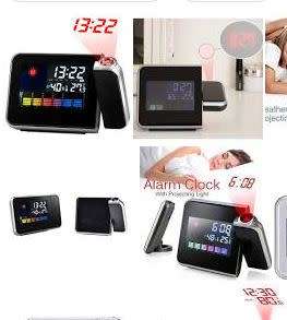 Digital LCD Alarm Clock Weather Station Projection Clock Calendar (Theo Jacobs Offer)