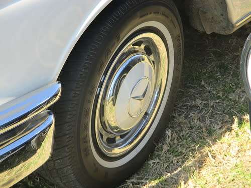 Vintage -Mercedes Hub-Caps and beauty rings
