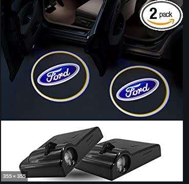 Wireless Car Door Logo Light for Ford---2 Pieces