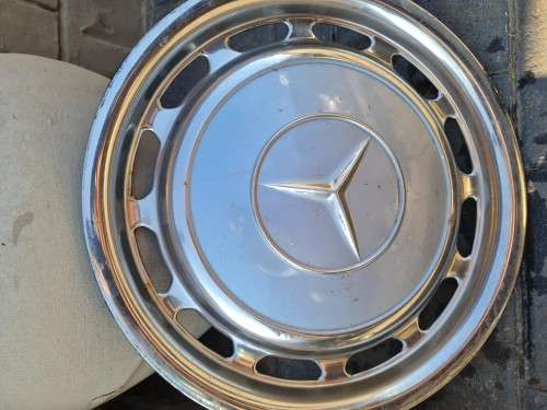 Vintage -Mercedes Hub-Caps and beauty rings