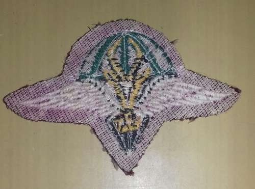 SADF 1 PARACHUTE Bn Moth 100% genuine item Issued but not used mint condition