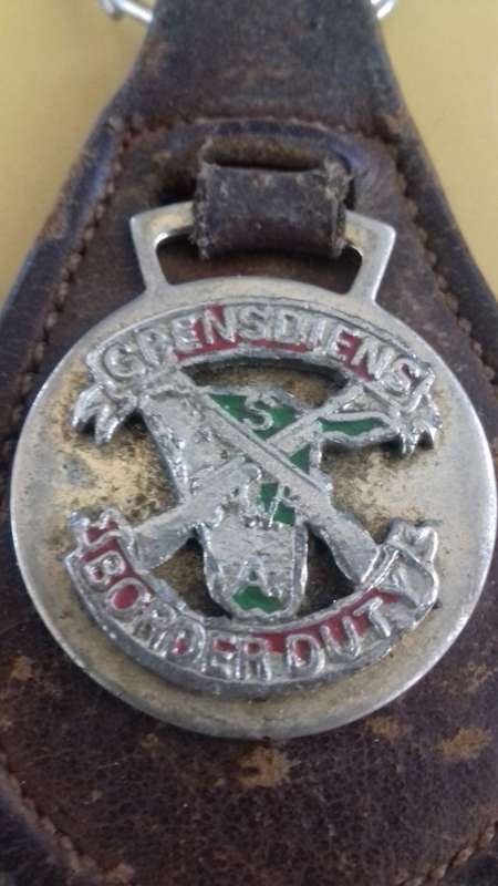 SADF >>SWA Border War Duty .. key ring fob ... Nice old item from early 80's Very Rare item