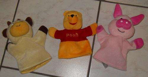 Winnie the Pooh and Friends hand puppets
