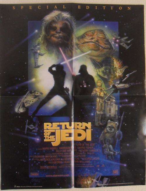 Special Edition Star Wars Return of the Jedi Movie Poster