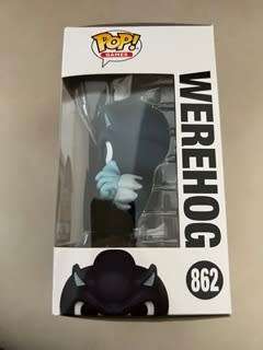 WEREHOG! SONIC THE HEDGEHOG!! FUNKO POP ! HOT TOPIC EXCLSUIVE !