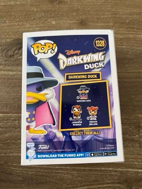 DARKWING DUCK!! DISNEY!!FUNKO POP!! FUNKO EXCLUSIVE!!