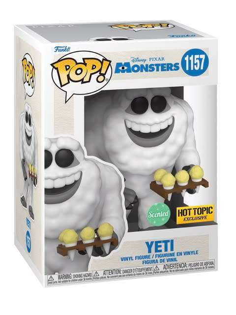 YETI!!MONSTERS!!FUNKO POP!! HOT TOPIC EXCLUSIVE!! SCENTED