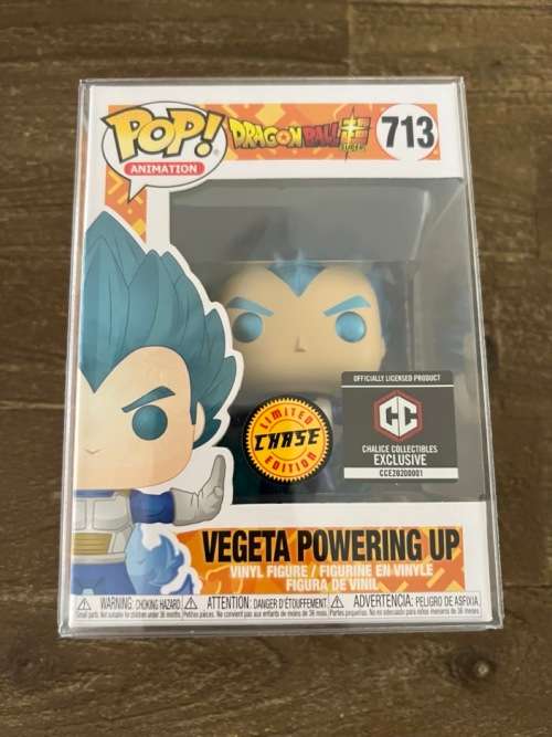 VEGETA POWERING UP!!DRAGON BALLZ!!FUNKO POP!! CC EXCLUSIVE!! CHASE!!