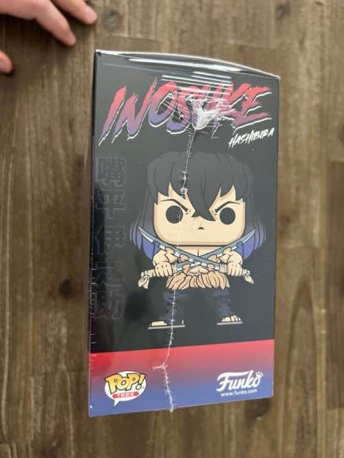INOSUKE!!DEMON SLAYER!!FUNKO POP!! T SHIRT BUNDLE GAMESTOP EXCLUSIVE!!