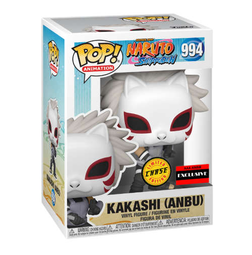 KAKASHI (ANBU)!!NARUTO!!FUNKO POP!! AAA EXCLUSIVE!! CHASE !!