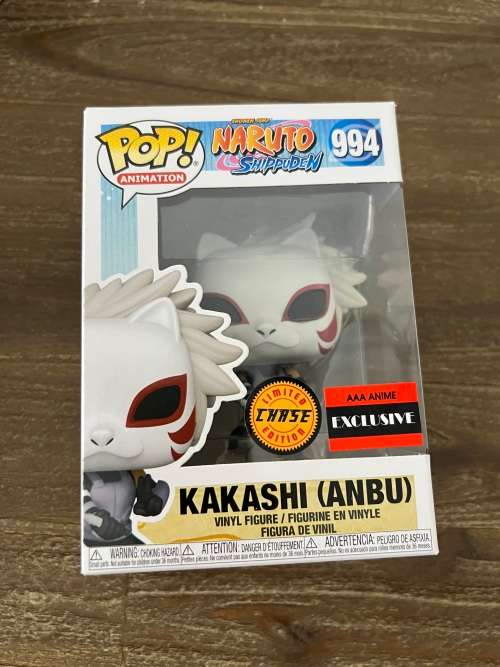 KAKASHI (ANBU)!!NARUTO!!FUNKO POP!! AAA EXCLUSIVE!! CHASE !!