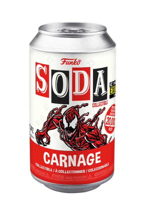 CARNAGE!!MARVEL!! FUNKO SODA!! EE EXCLUSIVE