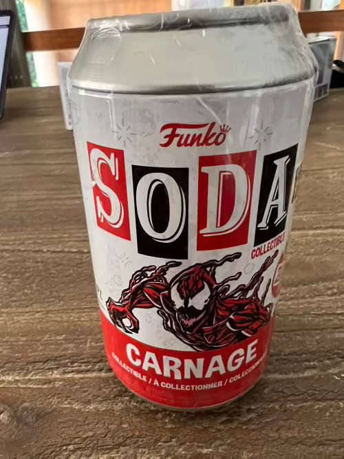 CARNAGE!!MARVEL!! FUNKO SODA!! EE EXCLUSIVE