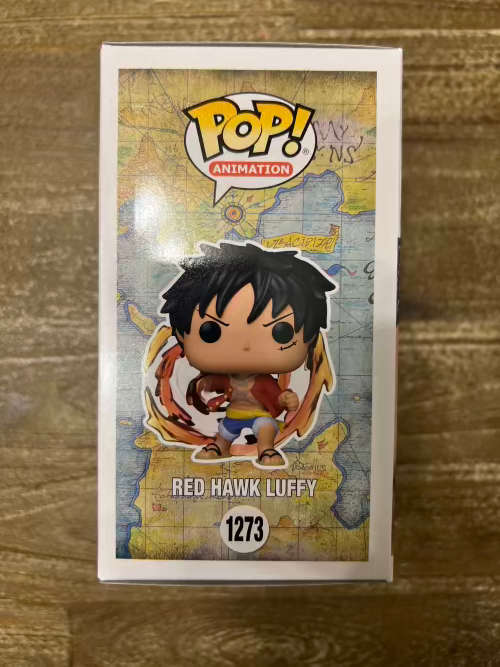 RED HAWK LUFFY!!ONE PIECE!!FUNKO POP!! AAA EXCLUSIVE