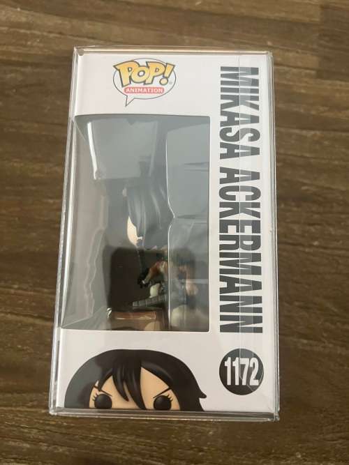 MIKASA AACKERMANN!!ATTACK ON TITAN!!FUNKO POP!! CHALICE COLLECTIBLE EXCLUSIVE!!