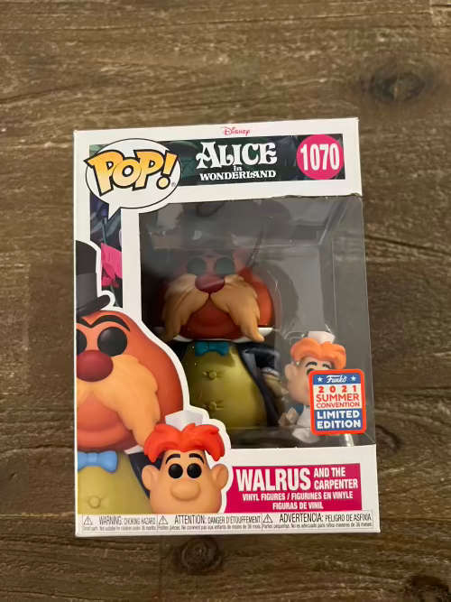 WALRUS!!DISNEY!!FUNKO POP!! SUMMER CON 2021 EXCLUSIVE