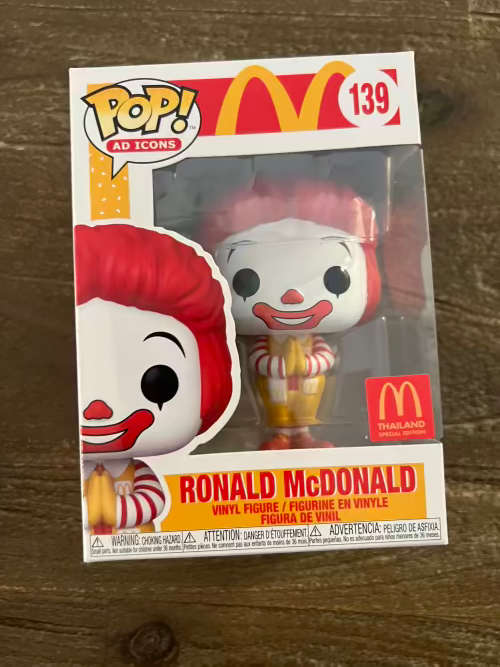 RONALD MCDONALD!!MACDONALDS!!FUNKO POP!! THAILAND EDITION!!
