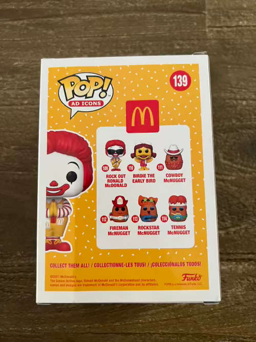 RONALD MCDONALD!!MACDONALDS!!FUNKO POP!! THAILAND EDITION!!