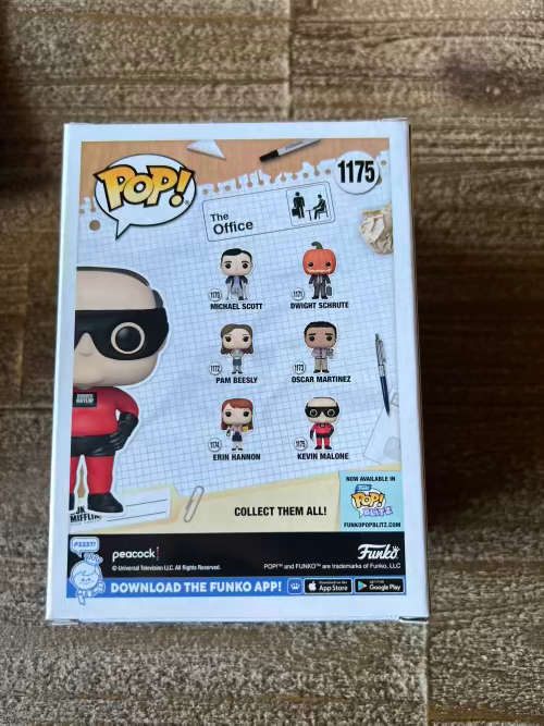 KEVIN MALONE!!THE OFFICE!!FUNKO POP!!