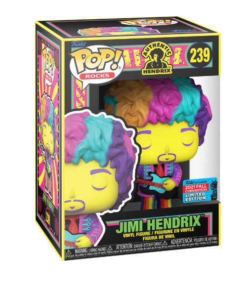 JIMI HENDRIX!!HENDRIX!!FUNKO POP!! FALL CON 2021 EXCLUSIVE!!