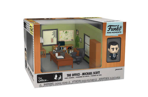 MICHAEL SCOTT!! THE OFFICE!! FUNKO POP!! MINI MOMENTS!!
