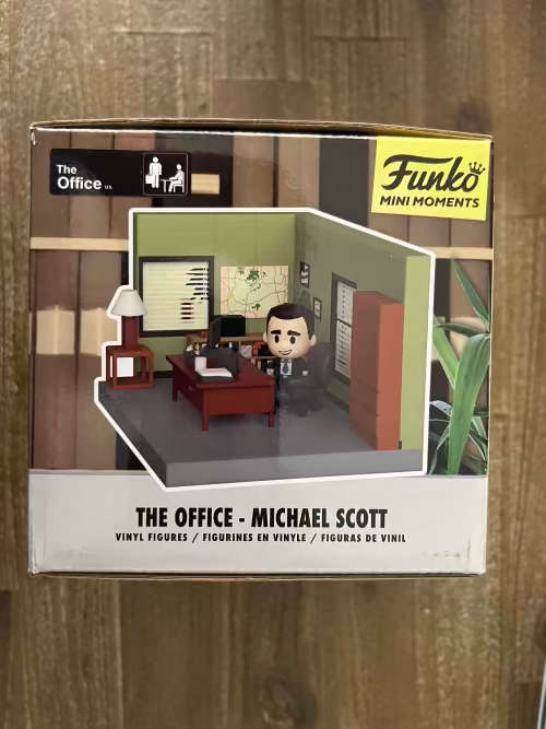 MICHAEL SCOTT!! THE OFFICE!! FUNKO POP!! MINI MOMENTS!!