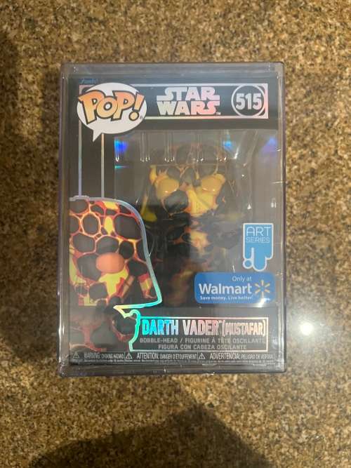 DARTH VADER (MUSTAFAR)!!STAR WARS!! FUNKO POP!! WALMART EXCLUSIVE!! ART SERIES!!