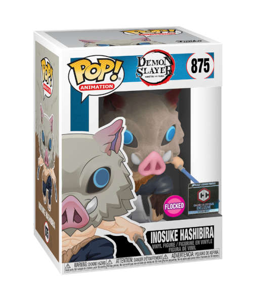 INOSUKE HASHIBIRA!! DEMON SLAYER!! FUNKO POP!!  CC EXCLUSIVE!! FLOCKED