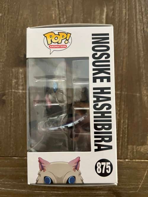 INOSUKE HASHIBIRA!! DEMON SLAYER!! FUNKO POP!!  CC EXCLUSIVE!! FLOCKED