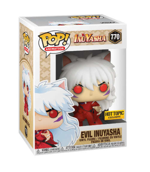 Evil Inuyasha Funko Pop Hot Topic Exclusive
