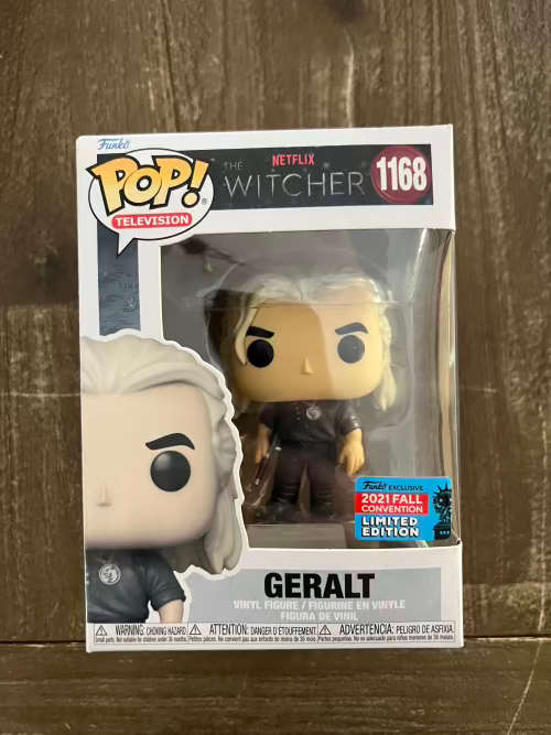 GERALT!! THE WITCHER!!FUNKO POP!! FALL CON 2021 EXCLUSIVE!!