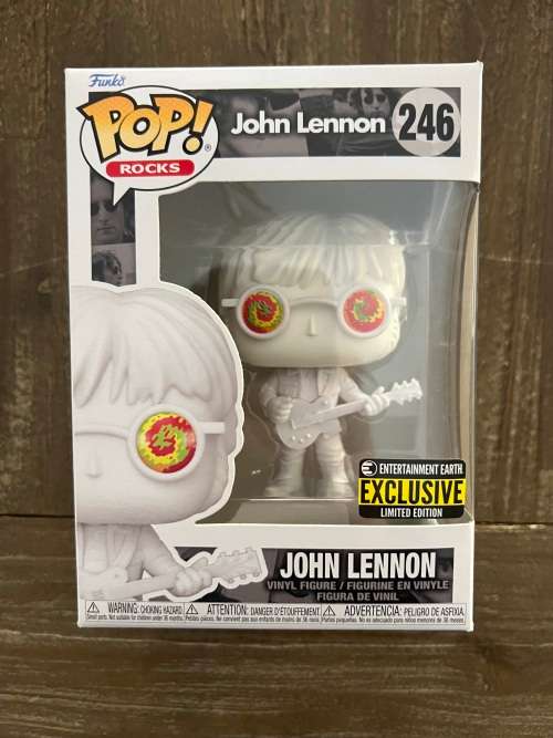 JOHN LENNON!! JOHN LENNON!! FUNKO POP!! EE EXCLUSIVE!!