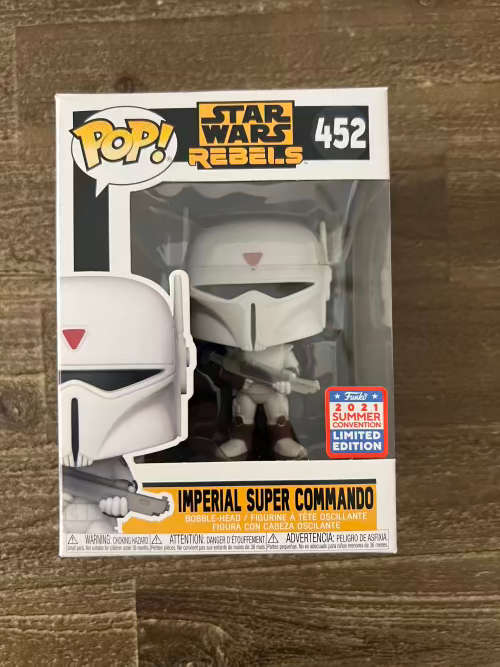 IMPERIAL SUPER COMMANDO!!STAR WARS REBELS!!FUNKO POP!! 2021 SUMMER CON