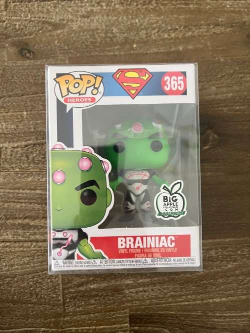 BRAINIAC!! SUPERMAN!!FUNKO POP!!BIG APPLE COLLECTIBLES!!