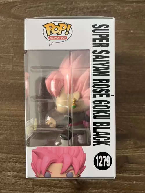 SUPER SAIYAN ROSÉ GOKU BLACK!!DBZ!!FUNKO POP!! EE EXCLUSIVE!! GITD!!