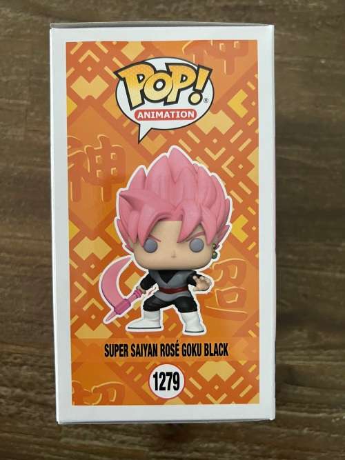 SUPER SAIYAN ROSÉ GOKU BLACK!!DBZ!!FUNKO POP!! EE EXCLUSIVE!! GITD!!