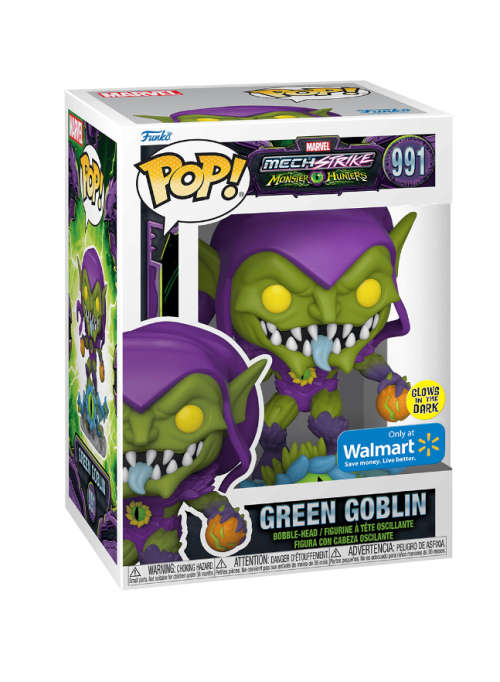 GREEN GOBLIN!!MARVEL!!FUNKO POP!! WALMART EXCLUSIVE!! GITD