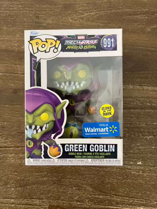 GREEN GOBLIN!!MARVEL!!FUNKO POP!! WALMART EXCLUSIVE!! GITD