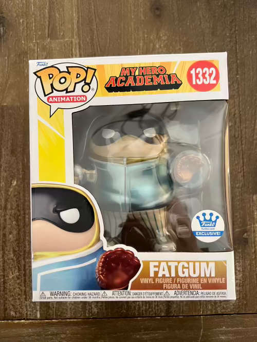 NEW !! - FATGUM!!MHA!!FUNKO POP!! FUNKO EXCLUSIVE!! METALLIC!!