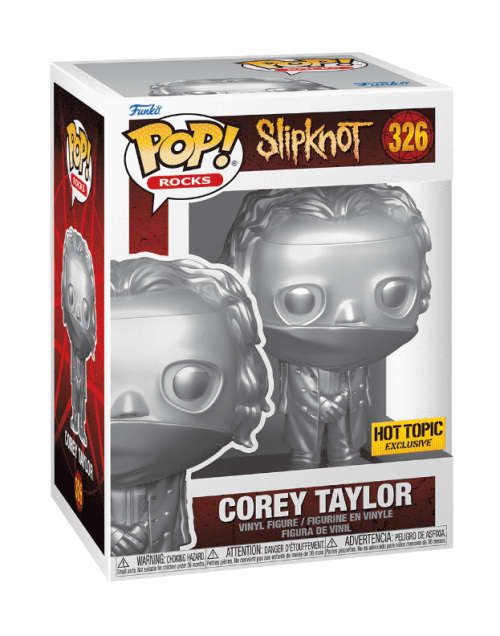 COREY TAYLOR!!SLIPKNOT!!FUNKO POP!! HOT TOPIC EXCLUSIVE!!