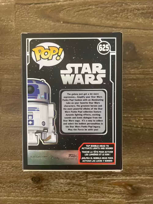 R2D2!!STAR WARS!! FUNKO POP!! FUNKO EXCLUSIVE!! LIGHTS AND SOUND!!