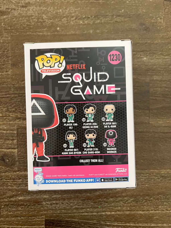 MASKED SOLDIER!!SQUID GAME!! FUNKO POP!! FUNKO EXCLUSIVE!!