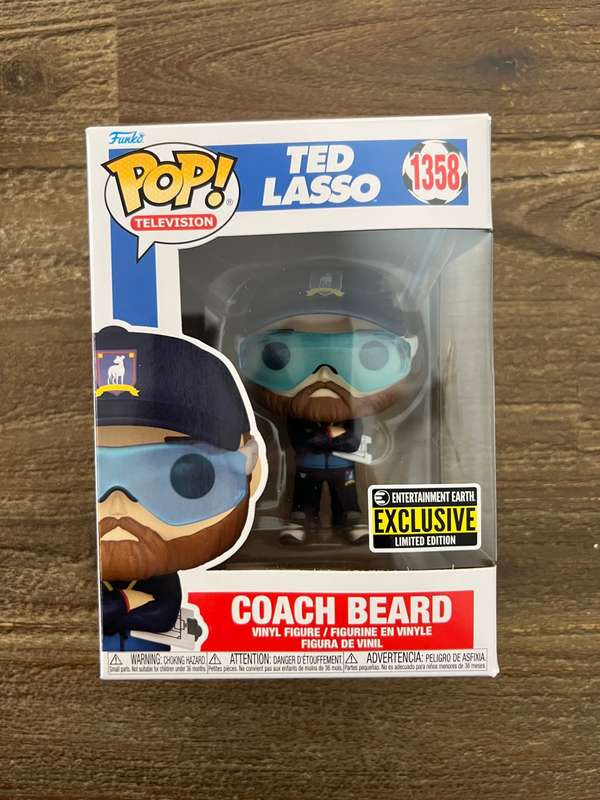 COACH BEARD!!TED LASSO!! FUNKO POP!! EE EXCLUSIVE!!